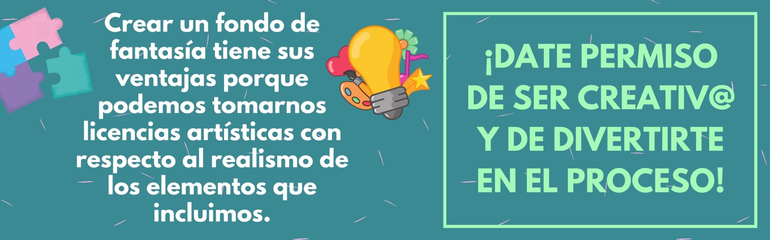 Sé creativo en el arte fantástico